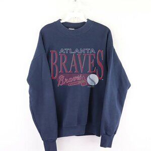 Vintage 90s MLB Atlanta Braves Sweatshirt, Retro Baseball Shirt For Mens Womens